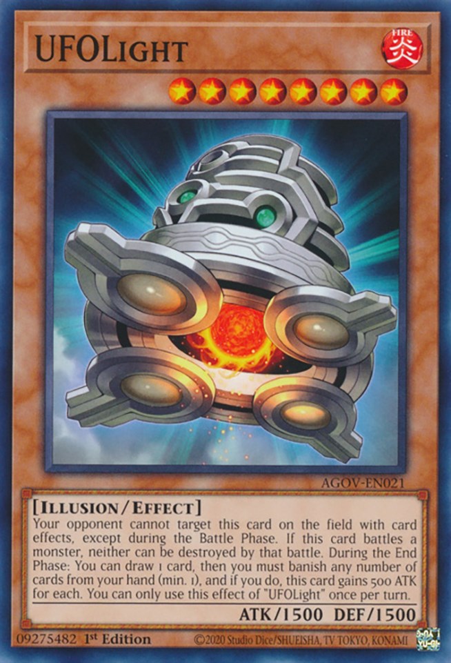 UFOLight [AGOV-EN021] Common - Yugioh Cards For Your TCG Needs!