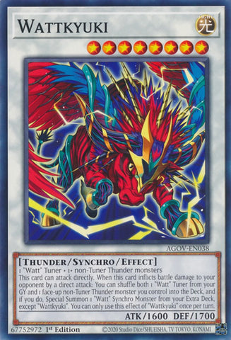 Wattkyuki [AGOV-EN038] Common - Yugioh Cards For Your TCG Needs!