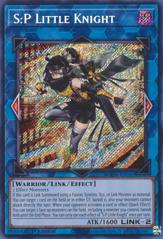 S:P Little Knight [AGOV-EN046] Secret Rare - Yugioh Cards For Your TCG Needs!