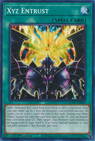Xyz Entrust [AGOV-EN051] Common - Yugioh Cards For Your TCG Needs!