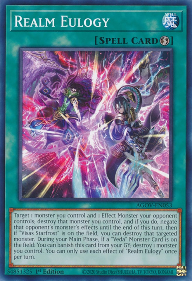 Realm Eulogy [AGOV-EN053] Common - Yugioh Cards For Your TCG Needs!