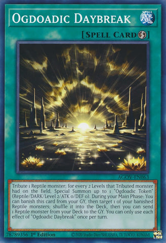 Ogdoadic Daybreak [AGOV-EN063] Common - Yugioh Cards For Your TCG Needs!