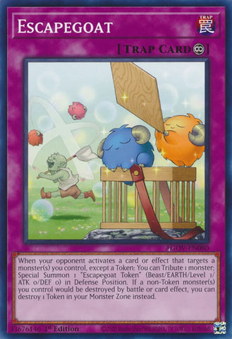Escapegoat [AGOV-EN080] Common - Yugioh Cards For Your TCG Needs!