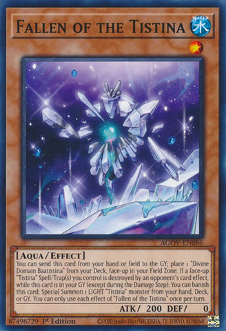 Fallen of the Tistina [AGOV-EN086] Common - Yugioh Cards For Your TCG Needs!
