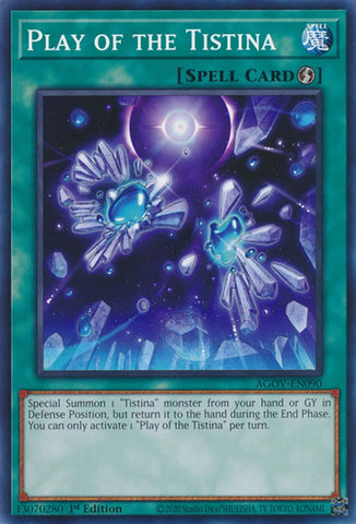 Play of the Tistina [AGOV-EN090] Common - Yugioh Cards For Your TCG Needs!