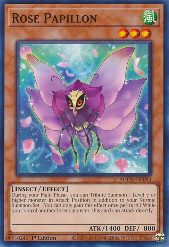 Rose Papillon [AGOV-EN093] Common - Yugioh Cards For Your TCG Needs!