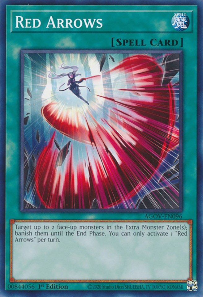 Red Arrows [AGOV-EN096] Common - Yugioh Cards For Your TCG Needs!