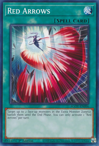 Red Arrows [AGOV-EN096] Common - Yugioh Cards For Your TCG Needs!