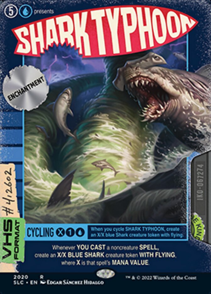 Shark Typhoon (Borderless Alternate Art) [Secret Lair Countdown Kit] Magic: The Gathering