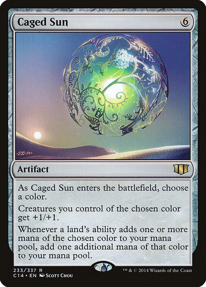 Caged Sun [Commander 2014] Magic: The Gathering
