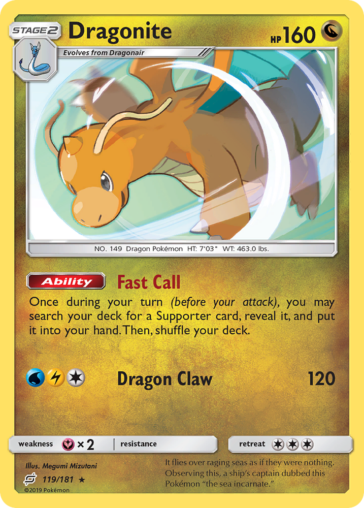 Dragonite (119/181) [Sun & Moon: Team Up] Pokémon