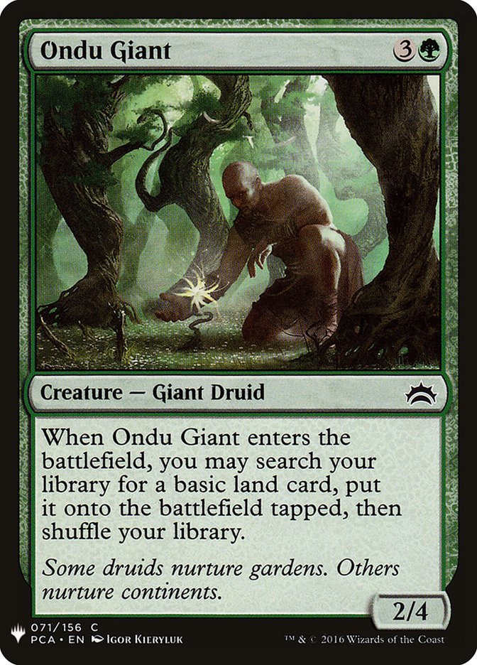 Ondu Giant [Mystery Booster] Magic: The Gathering