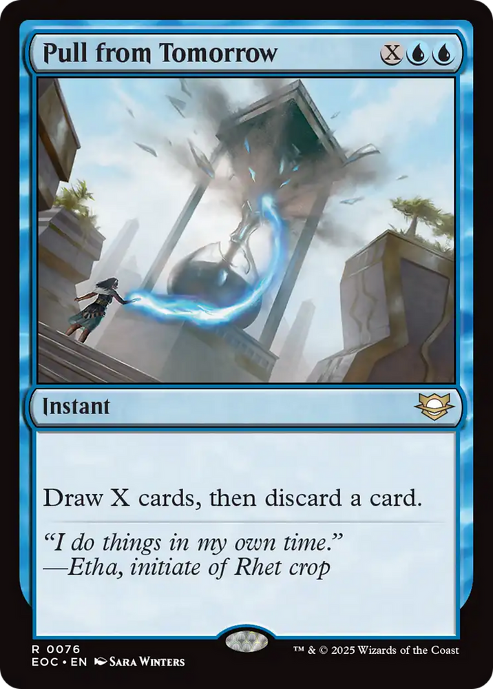 Pull from Tomorrow [Edge of Eternities Commander] Magic: The Gathering