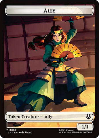 Ally (0007) // Spirit Double-Sided Token [Avatar: The Last Airbender Tokens] Magic: The Gathering