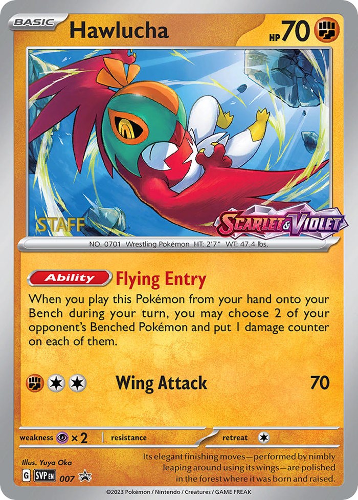 Hawlucha (007) [Staff] [Scarlet & Violet 151] Pokémon