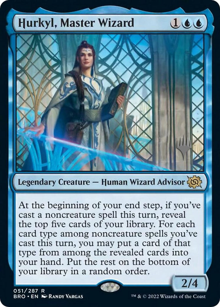 Hurkyl, Master Wizard (Promo Pack) [The Brothers' War Promos] Magic: The Gathering