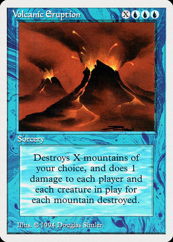 Volcanic Eruption [Summer Magic / Edgar] Magic: The Gathering
