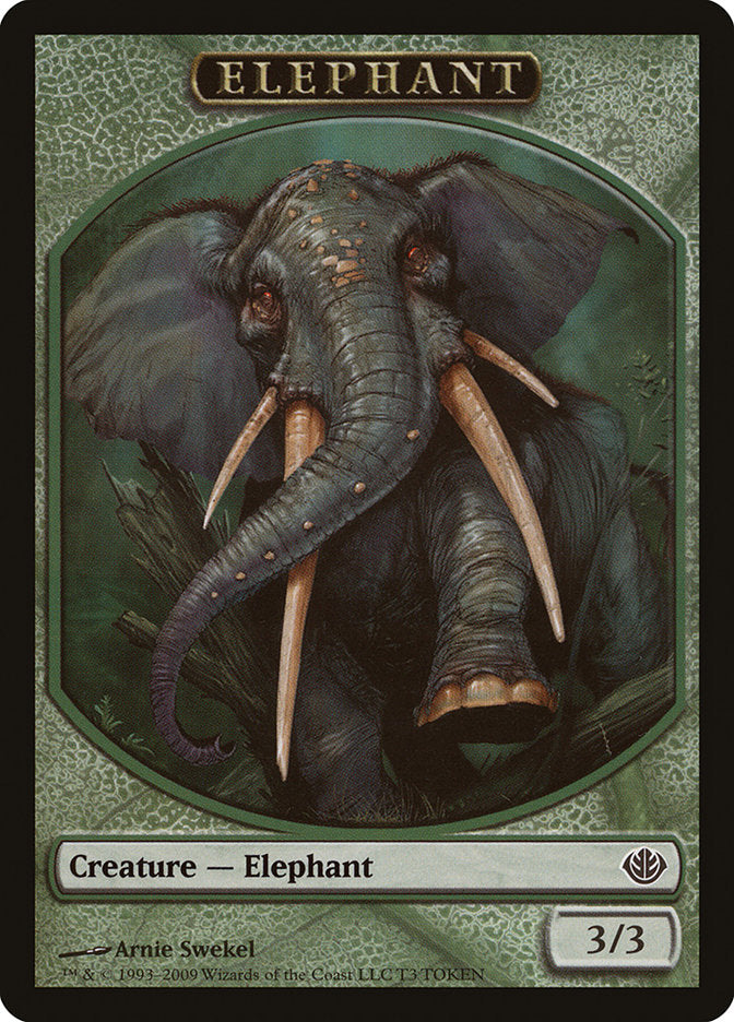 Elephant Token [Duel Decks: Garruk vs. Liliana Tokens] Magic: The Gathering