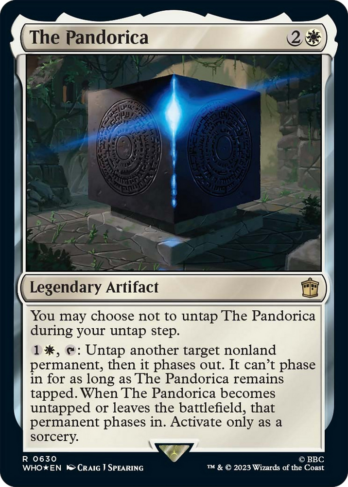 The Pandorica (Surge Foil) [Doctor Who] Magic: The Gathering