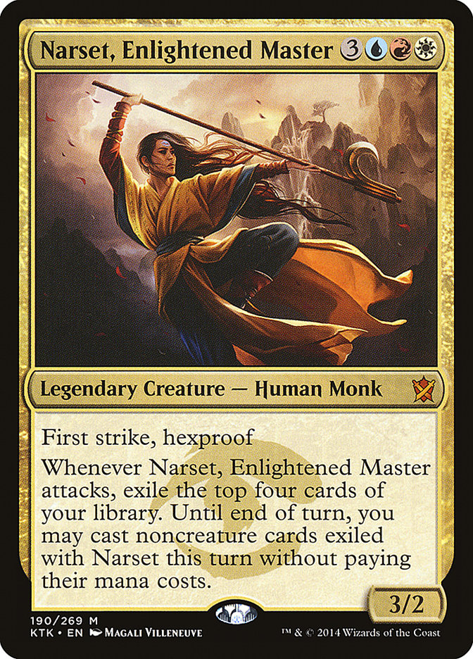Narset, Enlightened Master [Khans of Tarkir] Magic: The Gathering