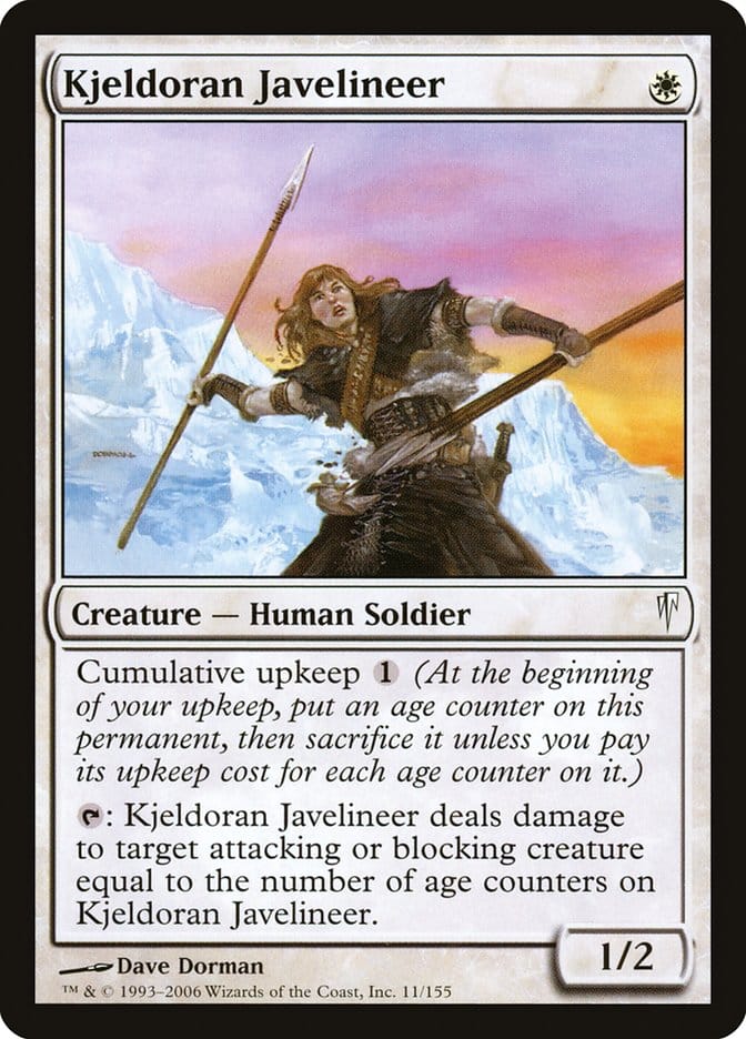 Kjeldoran Javelineer [Coldsnap] Magic: The Gathering