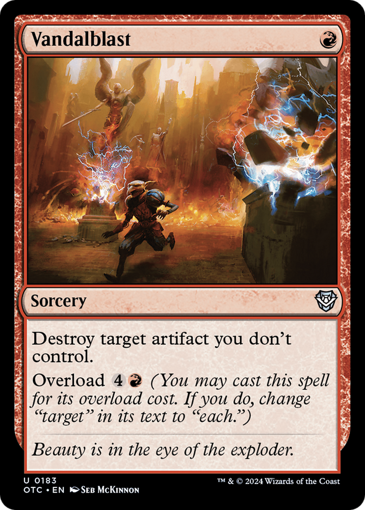 Vandalblast [Outlaws of Thunder Junction Commander] Magic: The Gathering