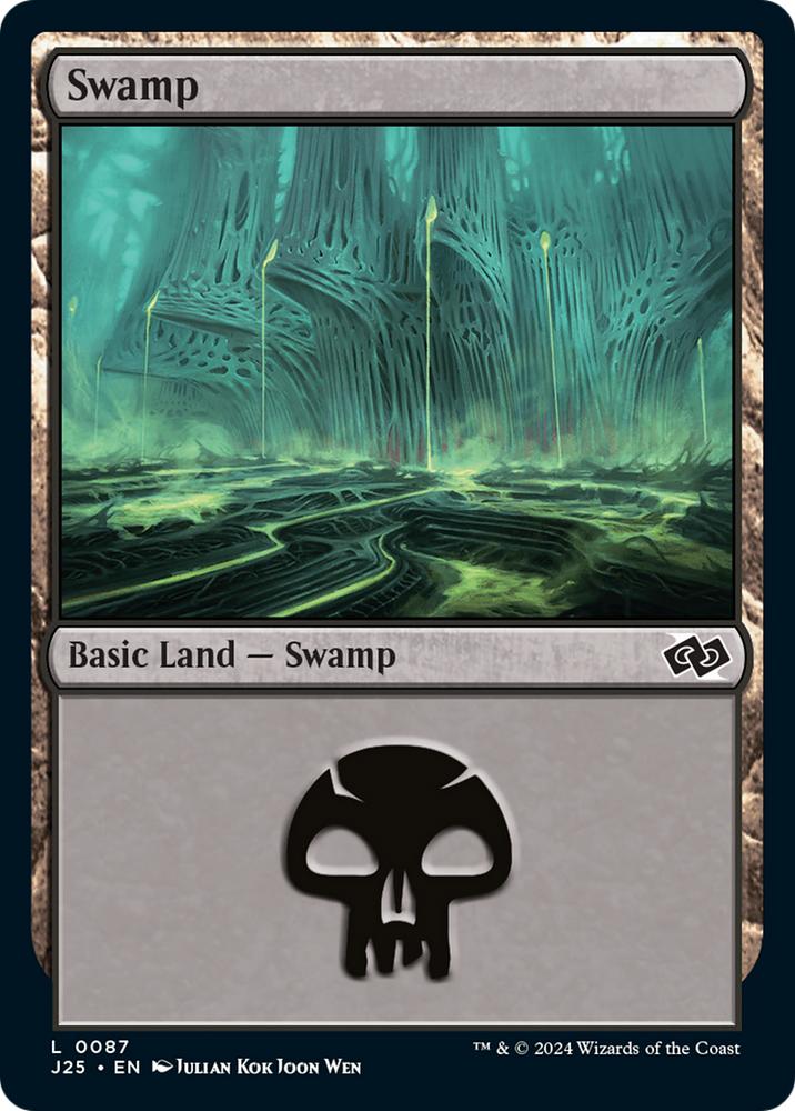 Swamp (87) [Foundations Jumpstart] Magic: The Gathering
