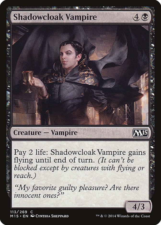 Shadowcloak Vampire [Magic 2015] Magic: The Gathering