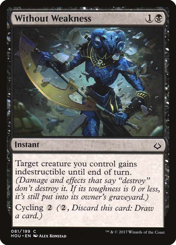 Without Weakness [Hour of Devastation] Magic: The Gathering