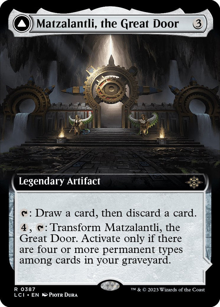 Matzalantli, the Great Door // The Core (Extended Art) [The Lost Caverns of Ixalan] Magic: The Gathering