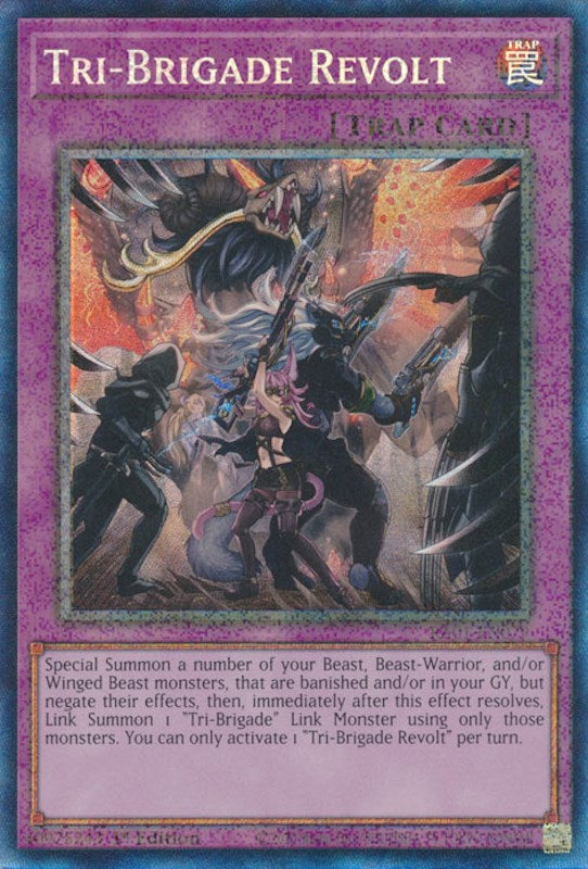 Tri-Brigade Revolt [RA01-EN079] Prismatic Collector's Rare - Yugioh Cards For Your TCG Needs!