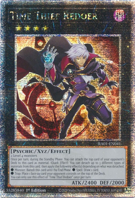 Time Thief Redoer [RA01-EN041] Quarter Century Secret Rare - Yugioh Cards For Your TCG Needs!