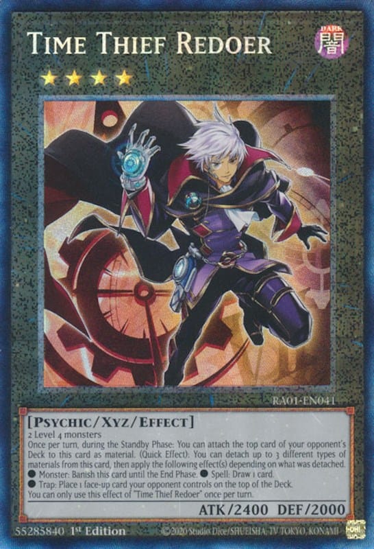 Time Thief Redoer [RA01-EN041] Prismatic Collector's Rare - Yugioh Cards For Your TCG Needs!