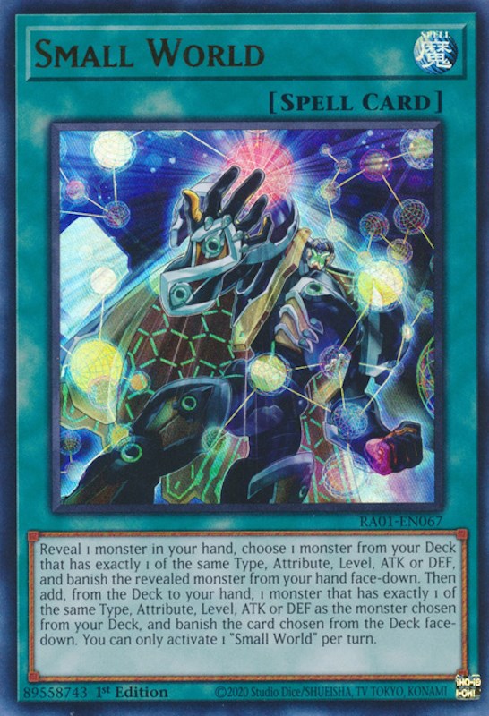 Small World [RA01-EN067] Ultra Rare - Yugioh Cards For Your TCG Needs!