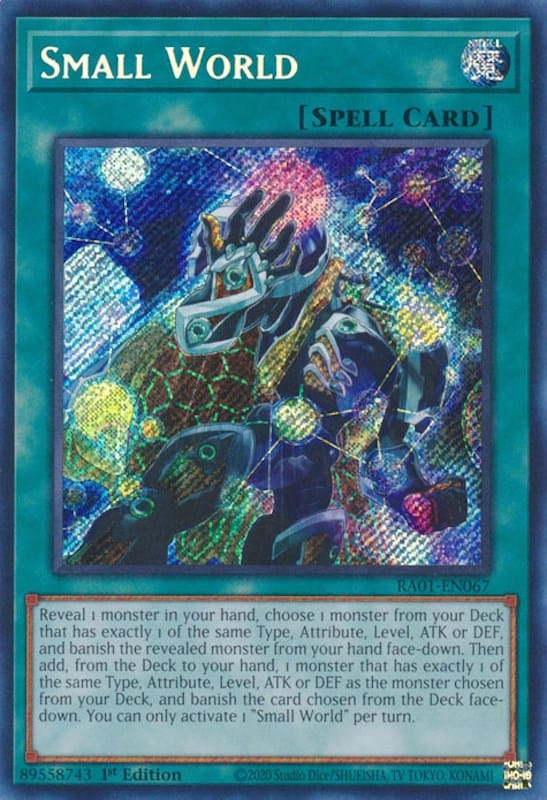 Small World [RA01-EN067] Secret Rare - Yugioh Cards For Your TCG Needs!