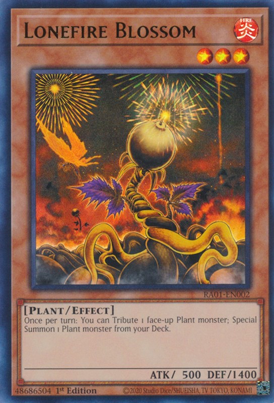 Lonefire Blossom [RA01-EN002] Ultra Rare - Yugioh Cards For Your TCG Needs!