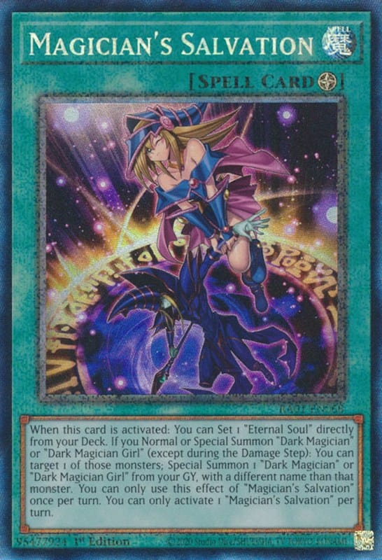 Magician's Salvation [RA01-EN068] Prismatic Collector's Rare - Yugioh Cards For Your TCG Needs!