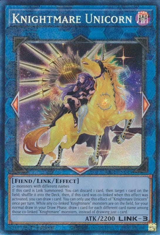 Knightmare Unicorn (Alternate Art) [RA01-EN043] Prismatic Collector's Rare - Yugioh Cards For Your TCG Needs!