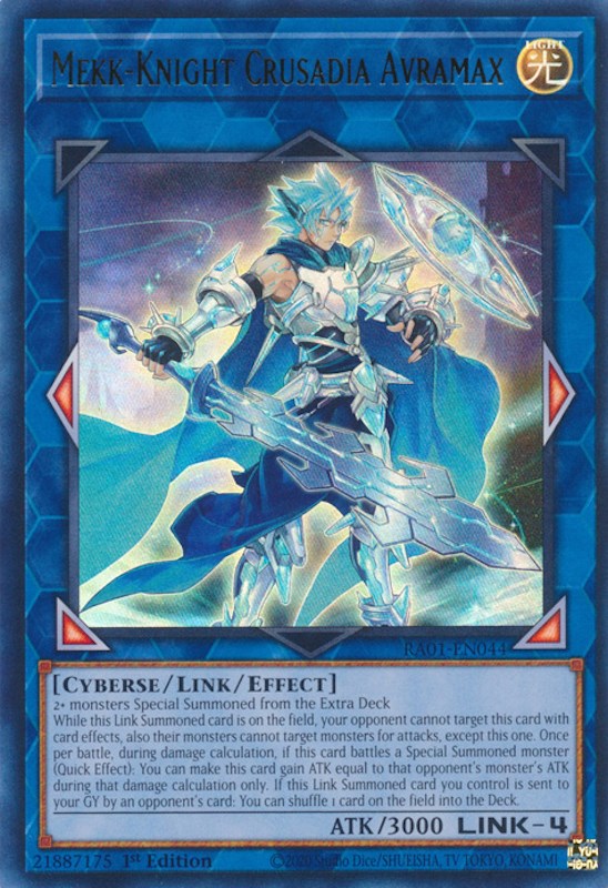 Mekk-Knight Crusadia Avramax [RA01-EN044] Ultra Rare - Yugioh Cards For Your TCG Needs!