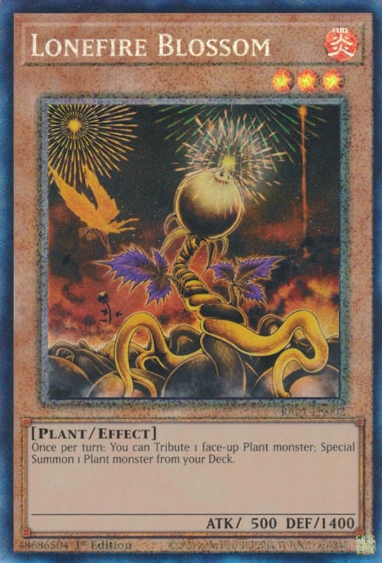Lonefire Blossom [RA01-EN002] Prismatic Collector's Rare - Yugioh Cards For Your TCG Needs!