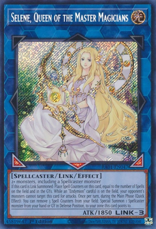 Selene, Queen of the Master Magicians [RA01-EN047] Secret Rare - Yugioh Cards For Your TCG Needs!