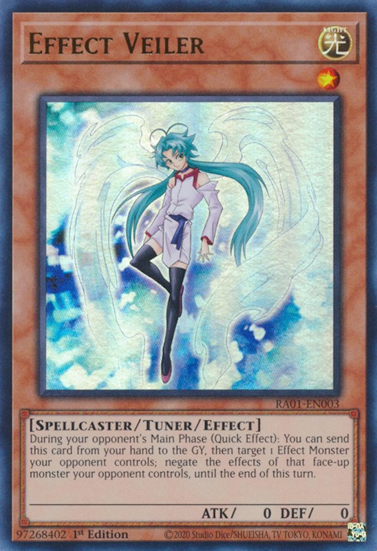 Effect Veiler [RA01-EN003] Ultra Rare - Yugioh Cards For Your TCG Needs!