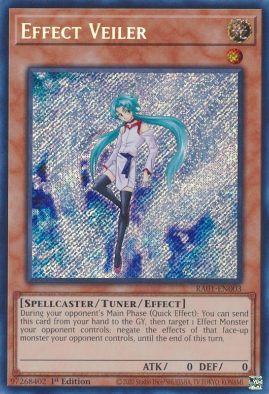 Effect Veiler [RA01-EN003] Secret Rare - Yugioh Cards For Your TCG Needs!