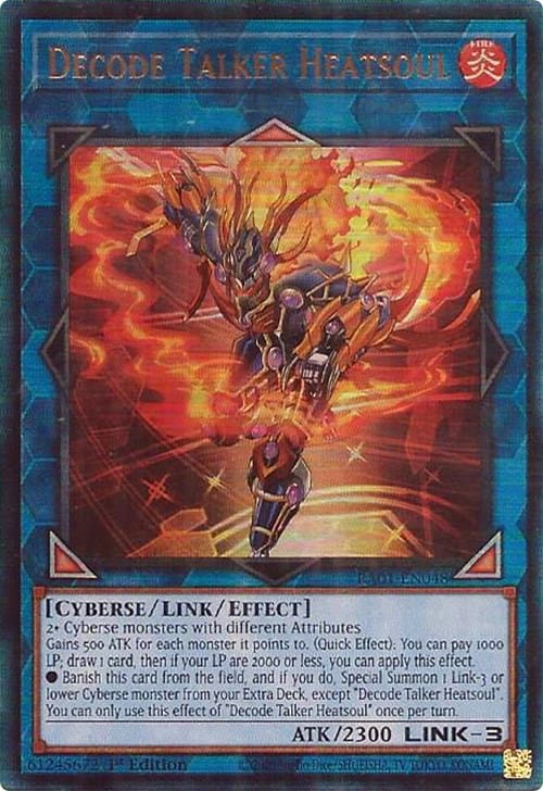 Decode Talker Heatsoul [RA01-EN048] Prismatic Ultimate Rare - Yugioh Cards For Your TCG Needs!