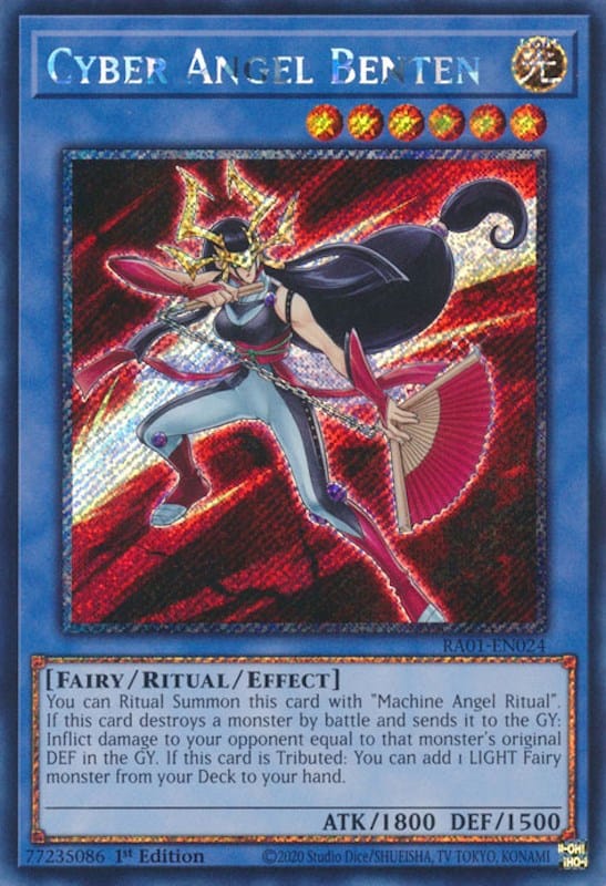 Cyber Angel Benten [RA01-EN024] Platinum Secret Rare - Yugioh Cards For Your TCG Needs!