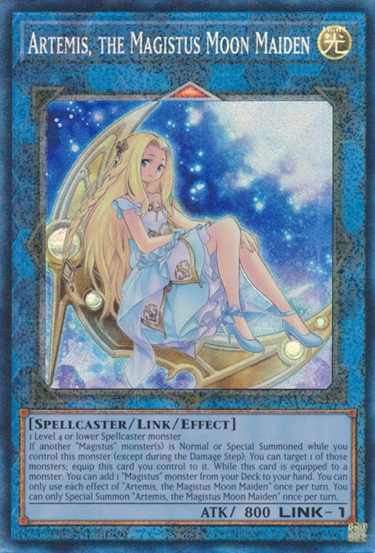 Artemis, the Magistus Moon Maiden [RA01-EN049] Prismatic Collector's Rare - Yugioh Cards For Your TCG Needs!