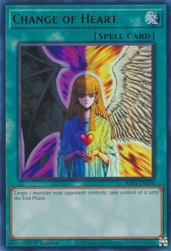Change of Heart [RA01-EN050] Ultra Rare - Yugioh Cards For Your TCG Needs!