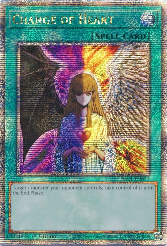 Change of Heart [RA01-EN050] Quarter Century Secret Rare - Yugioh Cards For Your TCG Needs!