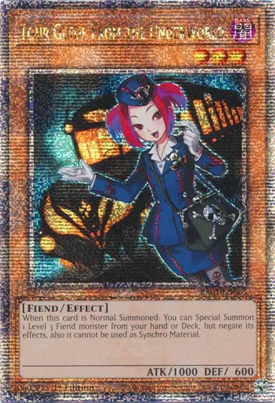 Tour Guide From the Underworld [RA01-EN005] Quarter Century Secret Rare - Yugioh Cards For Your TCG Needs!
