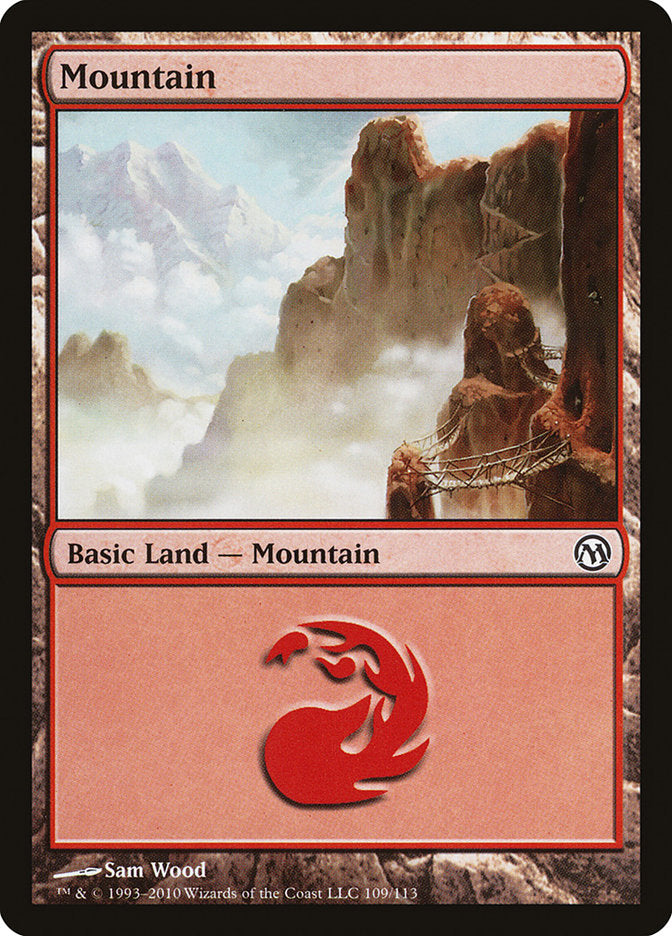 Mountain (109) [Duels of the Planeswalkers] Magic: The Gathering
